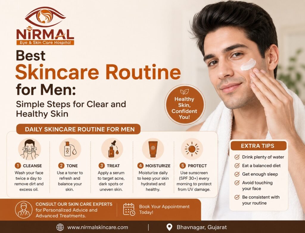skincare routine for men